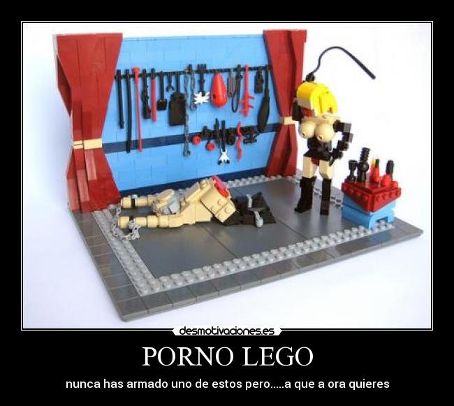 PORNO LEGO - nunca has armado uno de estos pero.....a que a ora quieres