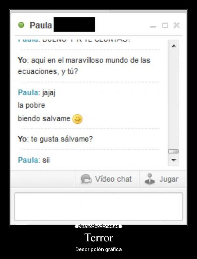 Terror - Descripción gráfica