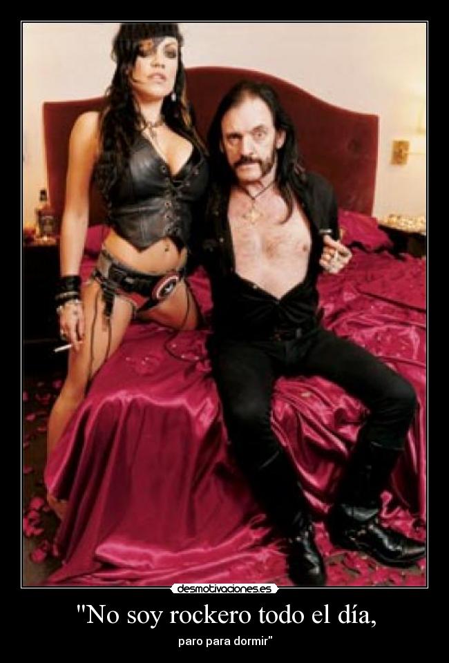 No soy rockero todo el día, -