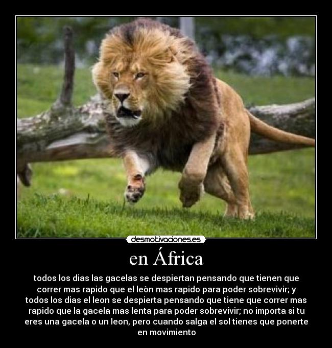 en África -