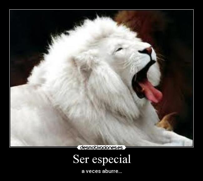 Ser especial - 