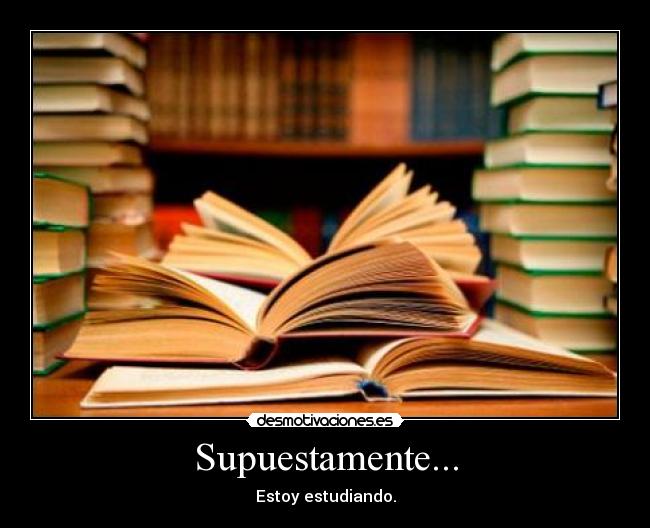 Supuestamente... -