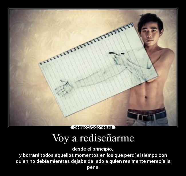 Voy a rediseñarme -