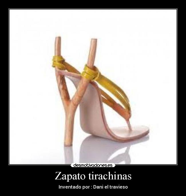 Zapato tirachinas -