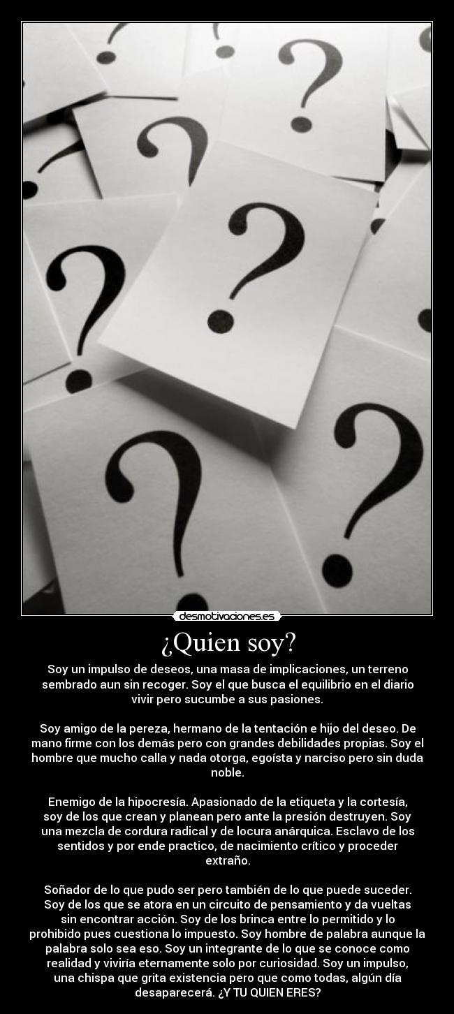 ¿Quien soy? - 