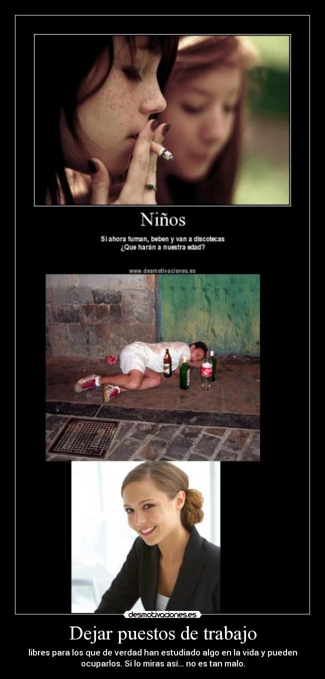 Dejar puestos de trabajo - 