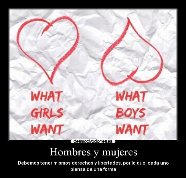 carteles sexo hombres mujeres desmotivaciones