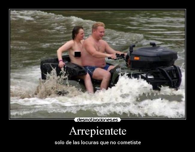 Arrepientete - solo de las locuras que no cometiste