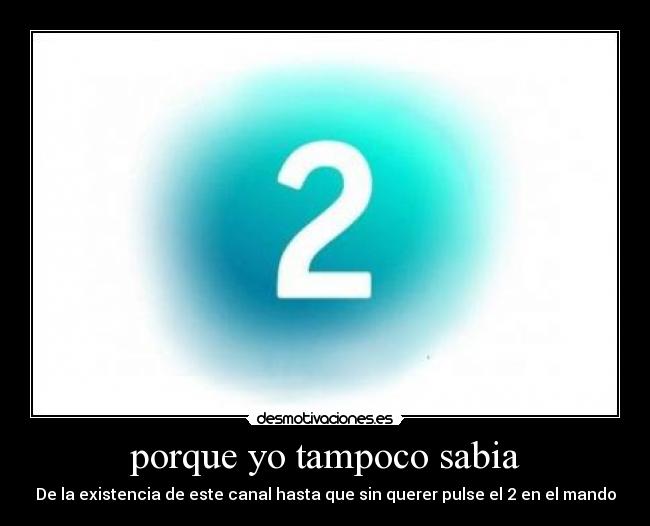 porque yo tampoco sabia - 