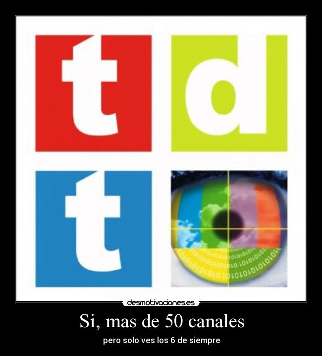 Si, mas de 50 canales -