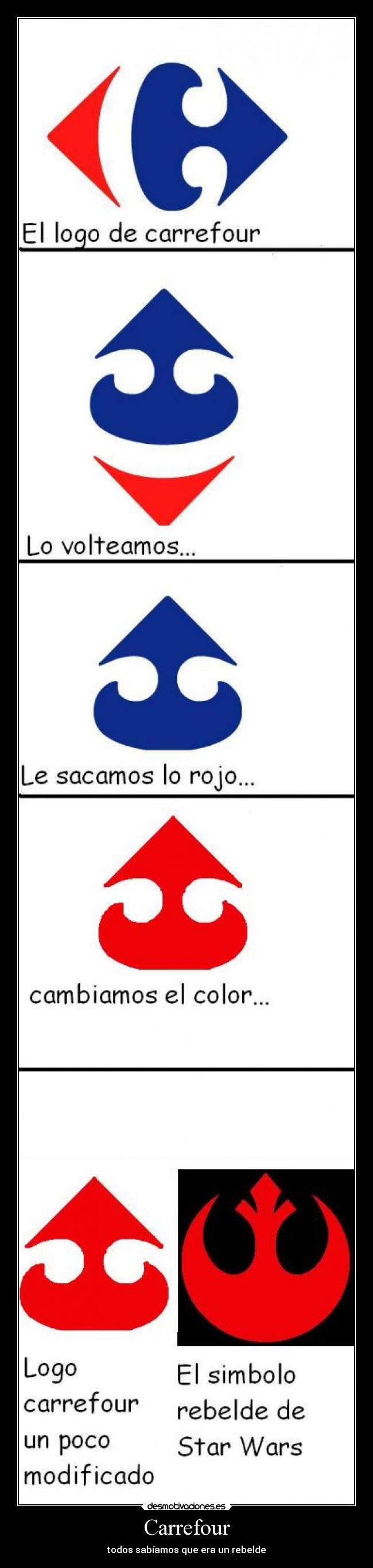 Carrefour - todos sabíamos que era un rebelde