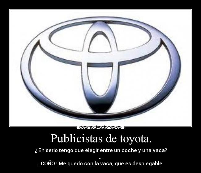 Publicistas de toyota. -