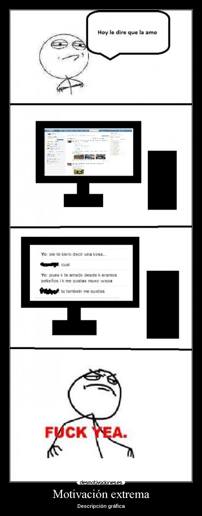 Motivación extrema - Descripción gráfica