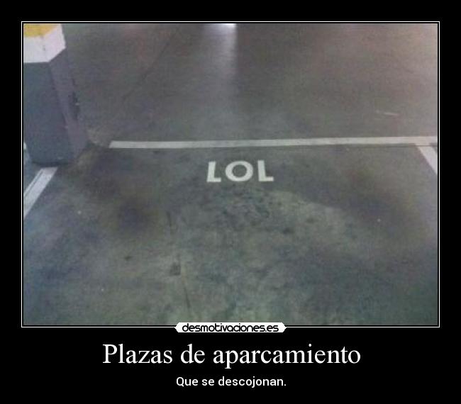 Plazas de aparcamiento - 