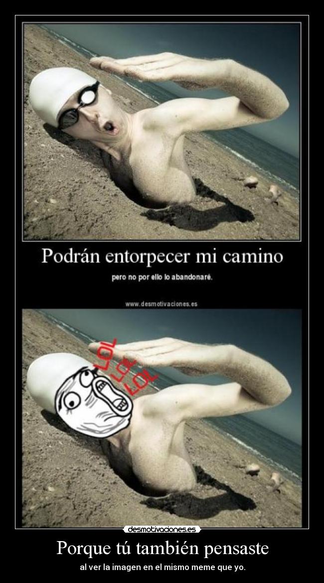 Porque tú también pensaste -