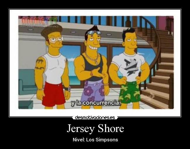 Jersey Shore - Nivel: Los Simpsons