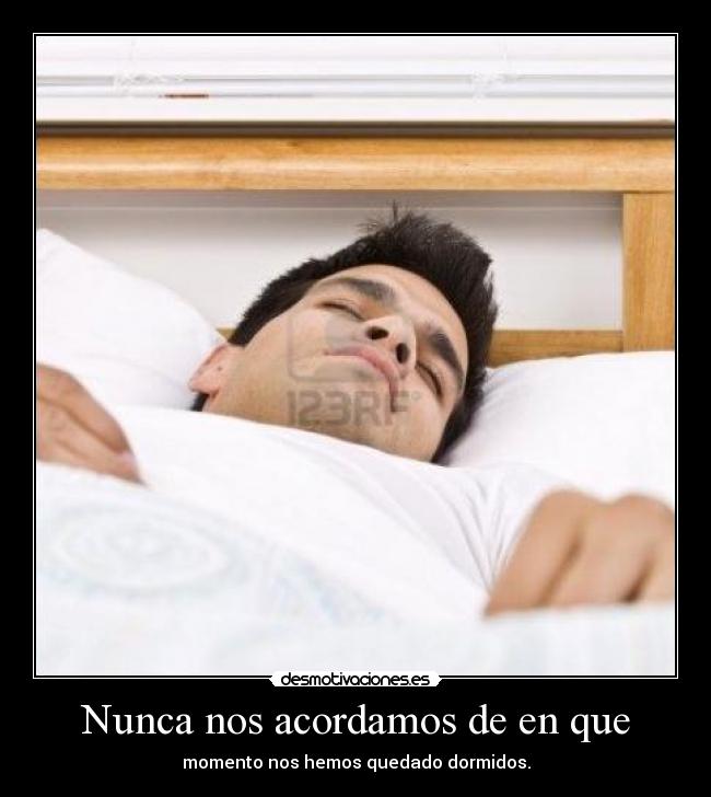 Nunca nos acordamos de en que -