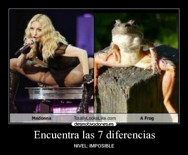 Encuentra las 7 diferencias - NIVEL: IMPOSIBLE