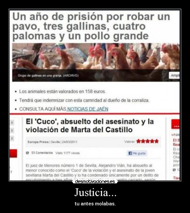 Justicia... -