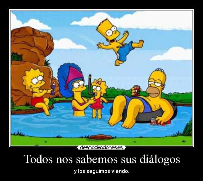 carteles los simpson desmotivaciones