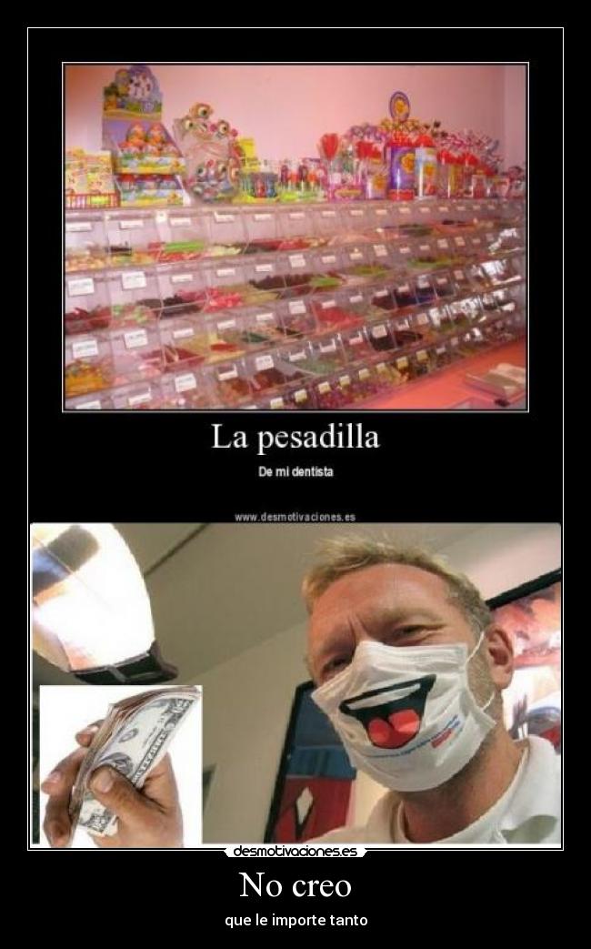 carteles dentistas desmotivaciones