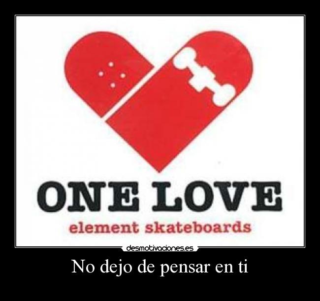 No dejo de pensar en ti - 