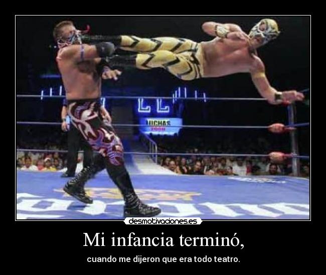 carteles infancia smack down raw desmotivaciones