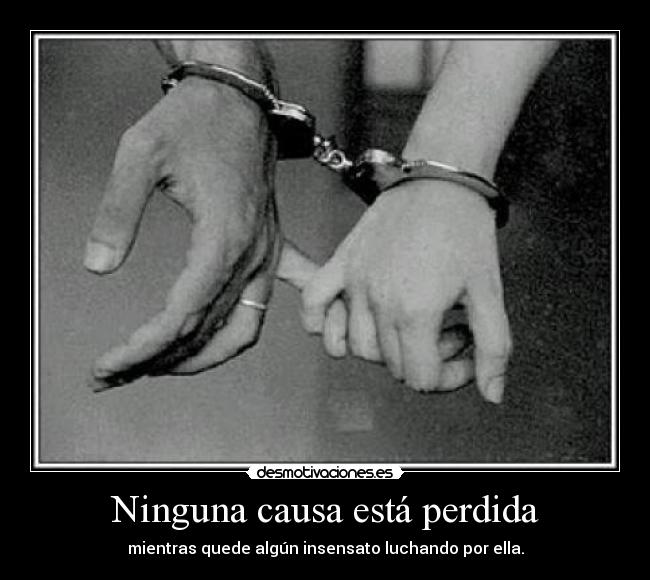Ninguna causa está perdida -