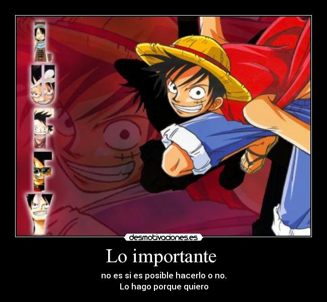Lo importante -