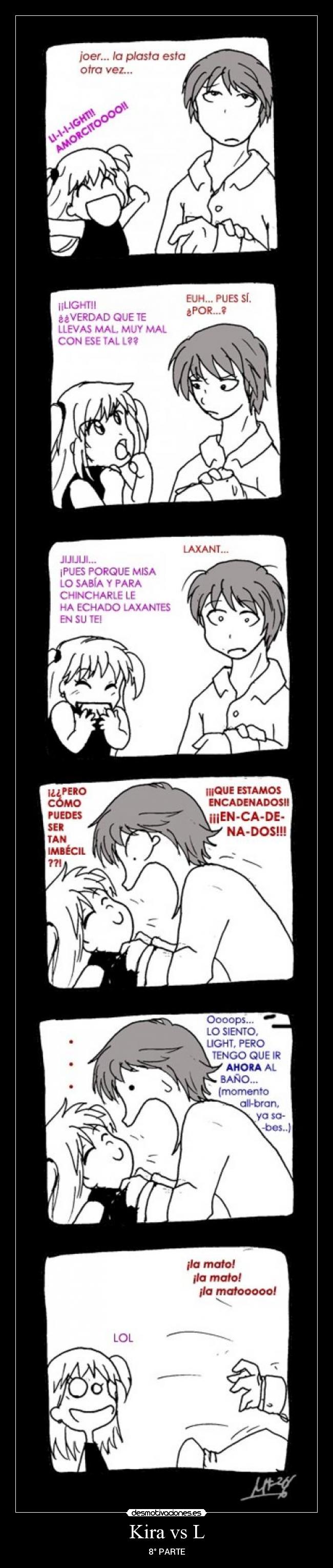 Kira vs L - 8° PARTE