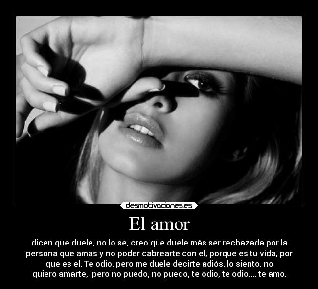 El amor -