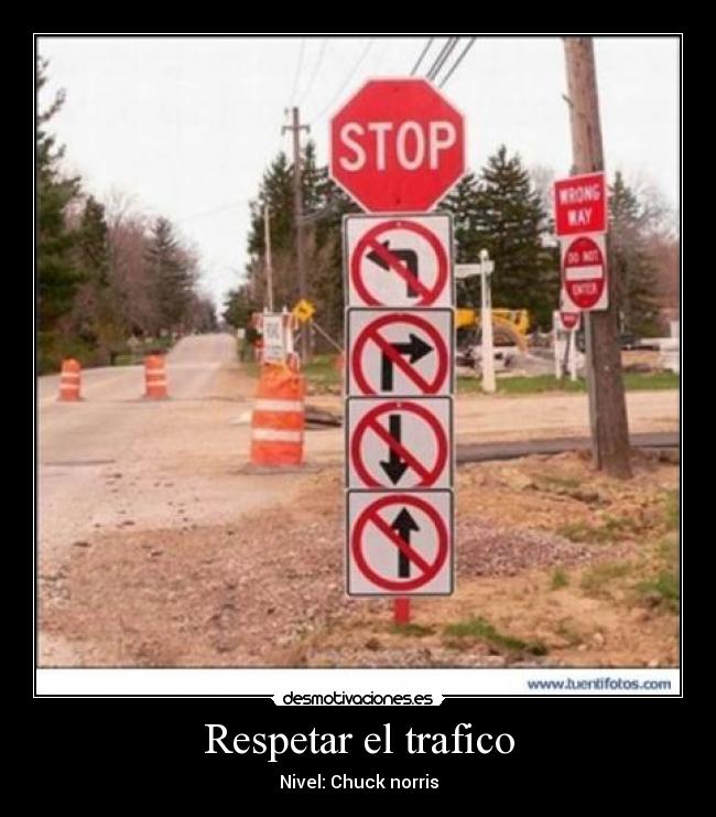 Respetar el trafico - 