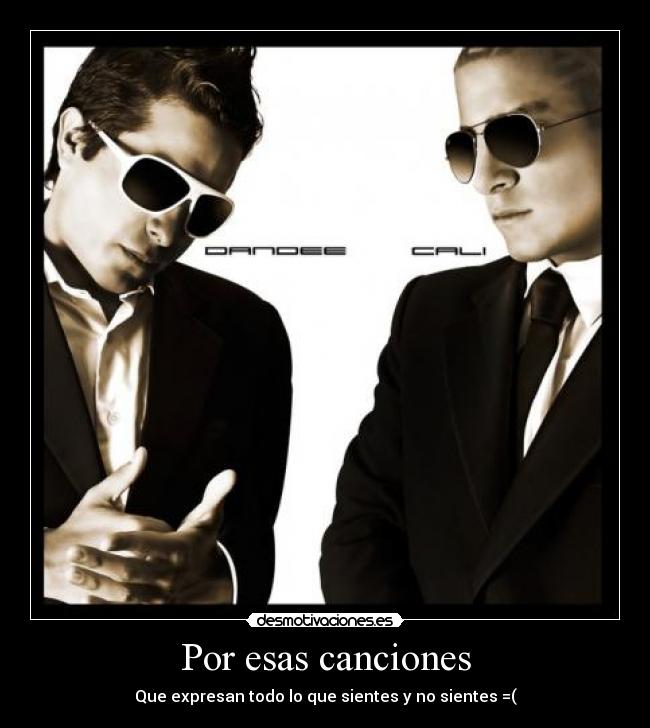 carteles canciones desmotivaciones