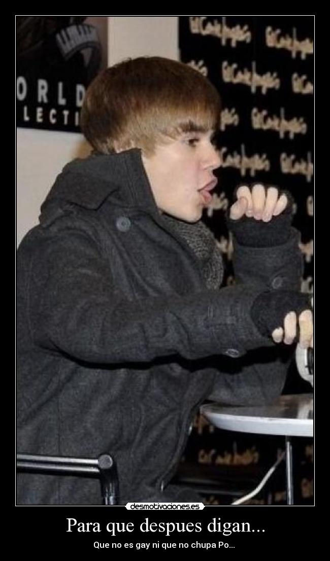 Para que despues digan... -