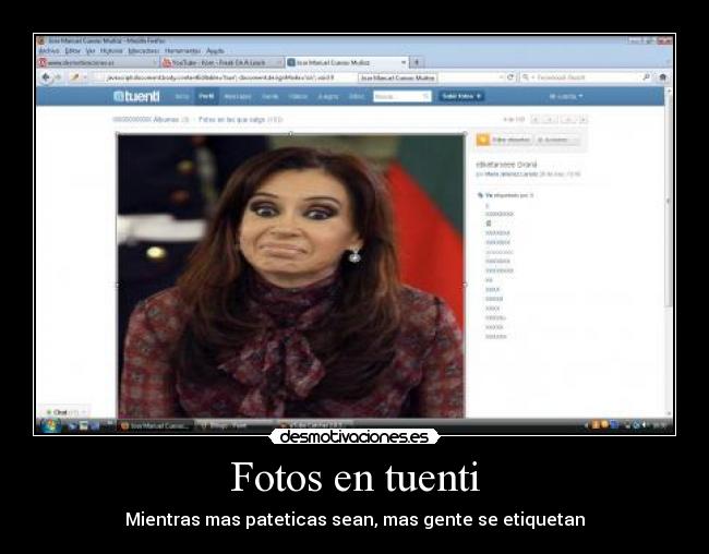 Fotos en tuenti - Mientras mas pateticas sean, mas gente se etiquetan