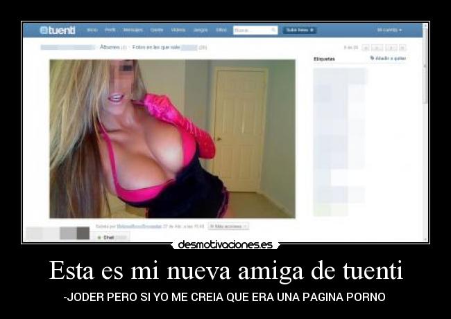 Esta es mi nueva amiga de tuenti -