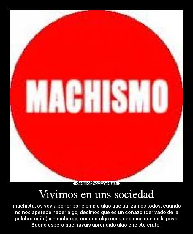 Vivimos en uns sociedad - 