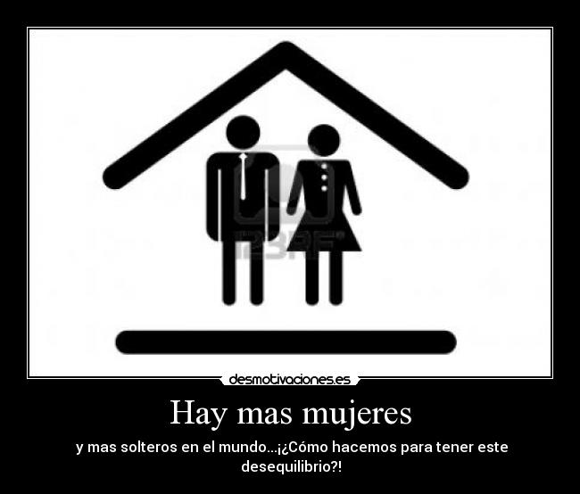 Hay mas mujeres -