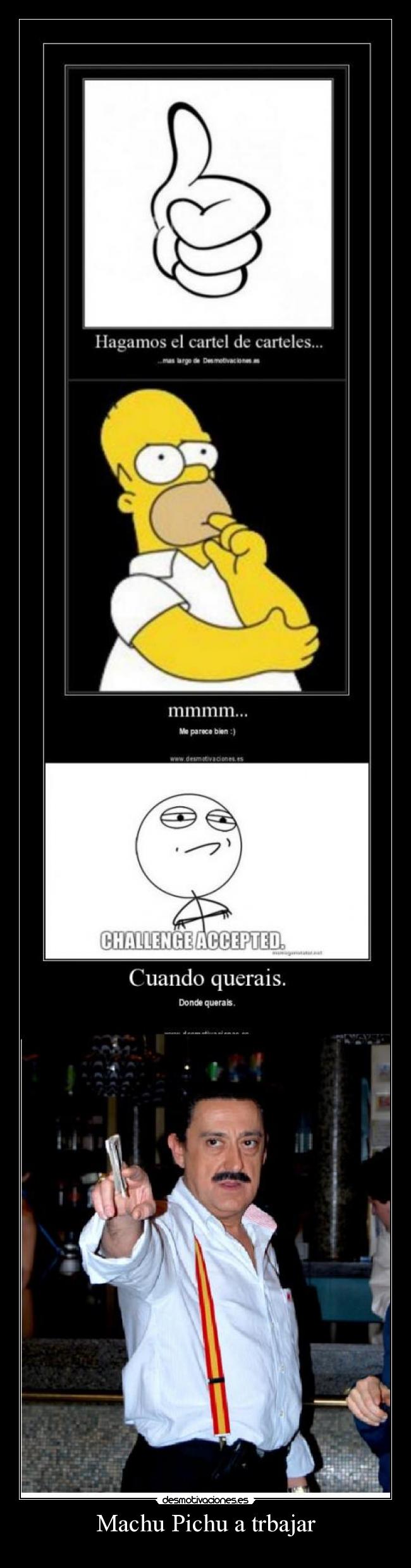 Machu Pichu a trbajar -