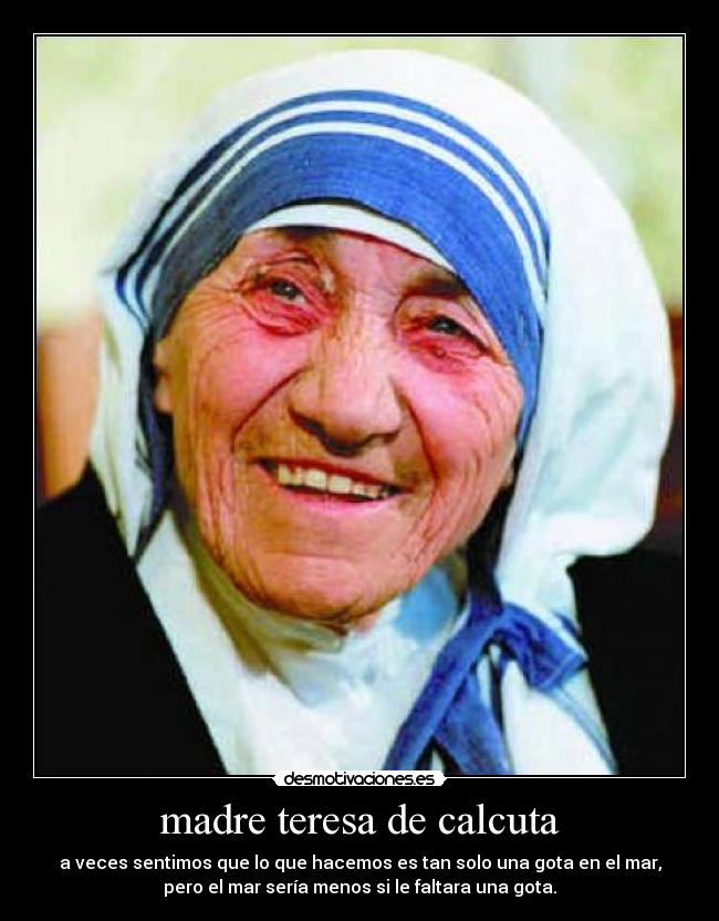 madre teresa de calcuta -