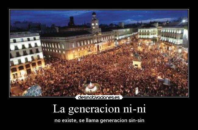 La generacion ni-ni -