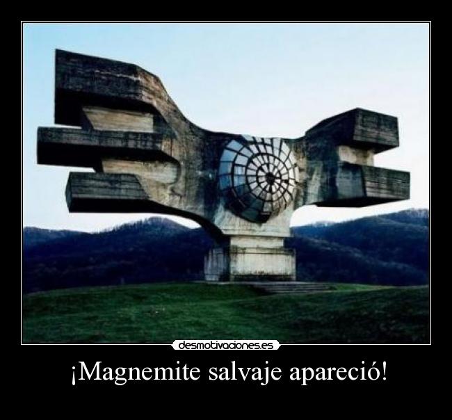 ¡Magnemite salvaje apareció! -