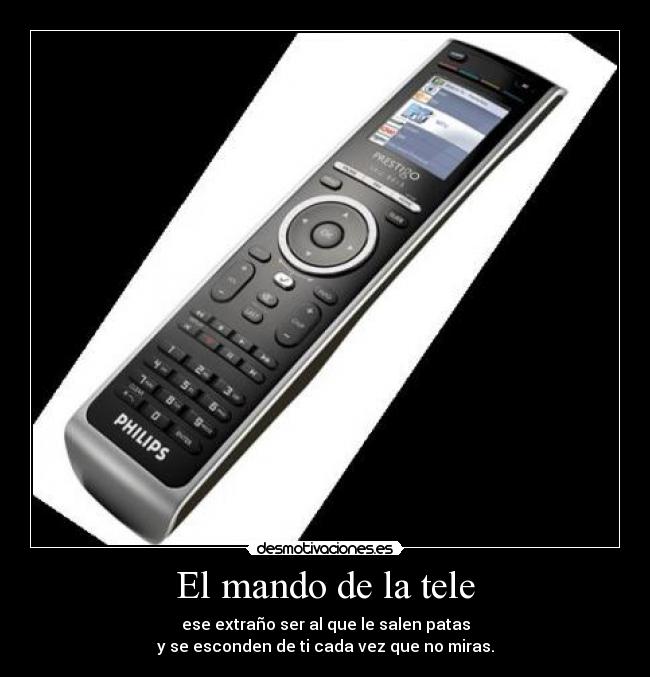 El mando de la tele -