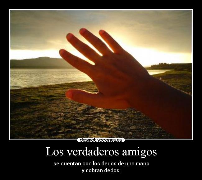 carteles amigos amigos verdaderos desmotivaciones