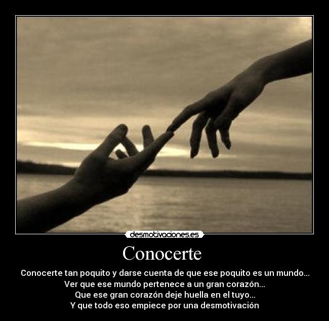Conocerte -