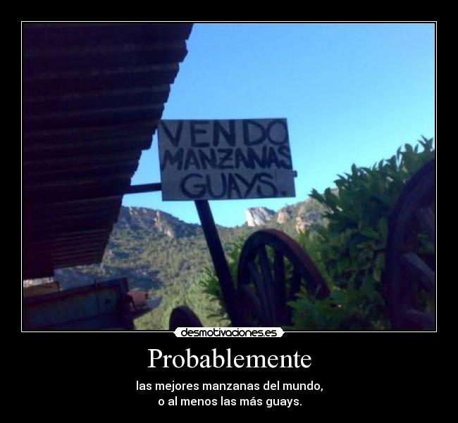 Probablemente -