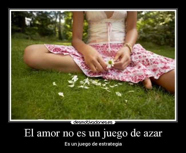 El amor no es un juego de azar - 