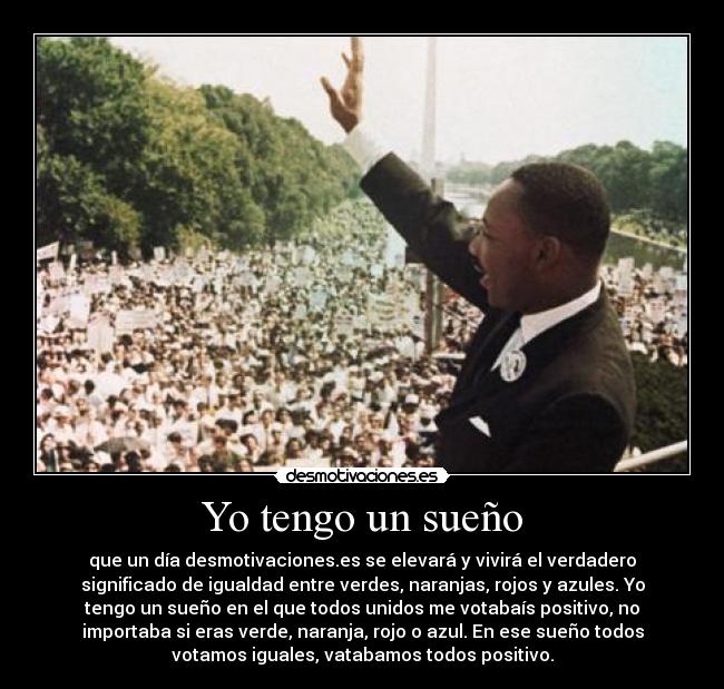 Yo tengo un sueño -