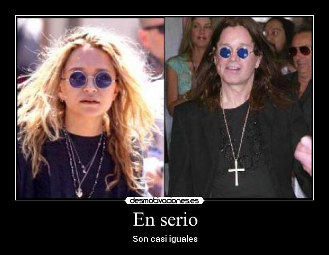 En serio - Son casi iguales