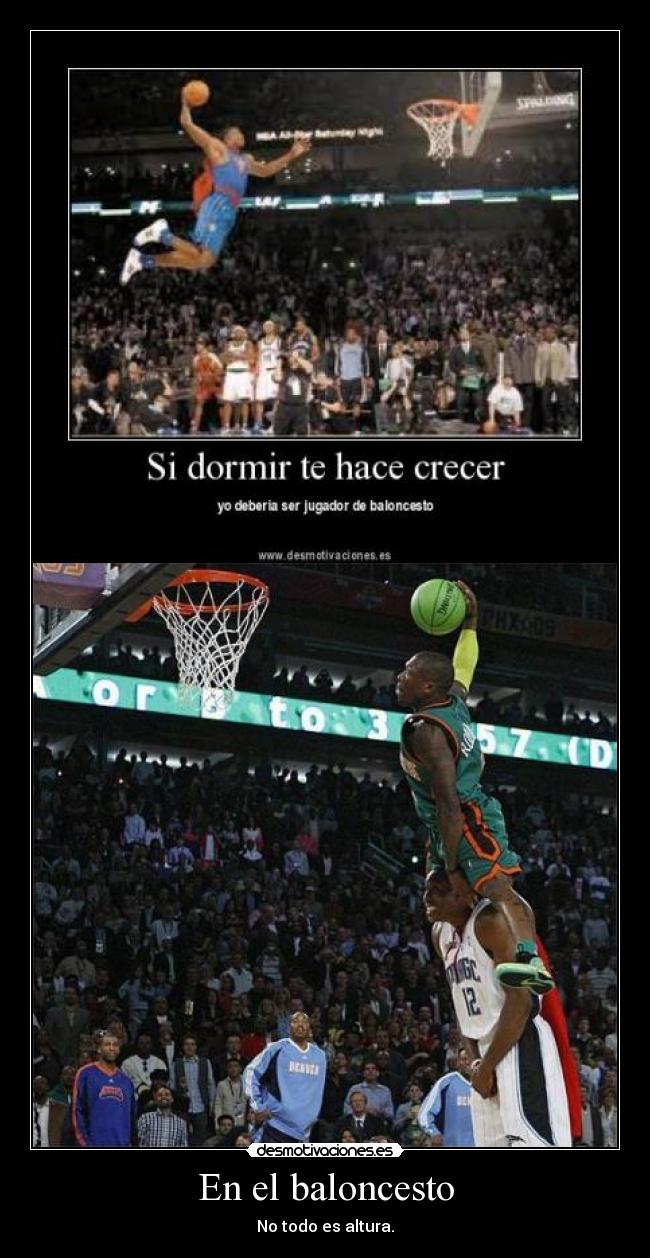 En el baloncesto - 